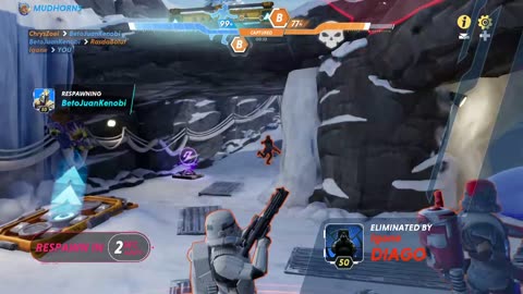 Star Wars Hunters Hoth map