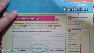 Gr 8 - Ch 6 - Lesson 1 - Transformations