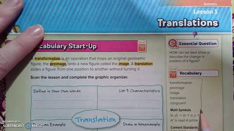 Gr 8 - Ch 6 - Lesson 1 - Transformations