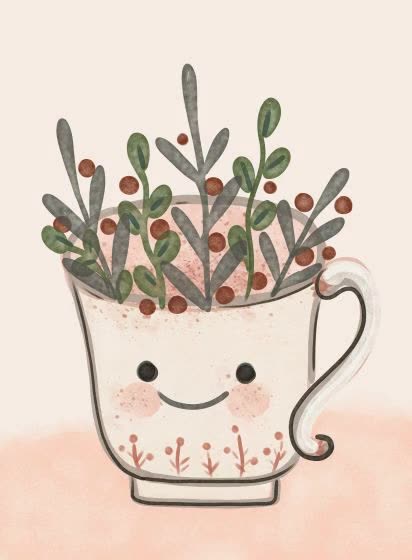 Happy cup ;-) simple drawing ;-)