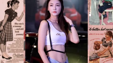 😍A young and energetic woman with a charming figure and a good figure