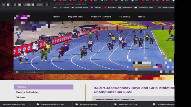Jamaica High School Track & Field Championship Boys 4x100m final