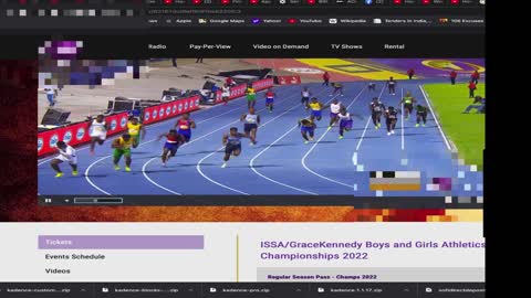 Jamaica High School Track & Field Championship Boys 4x100m final