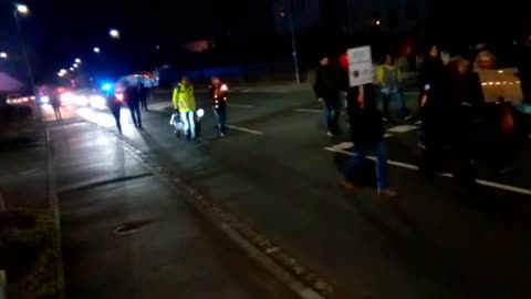 23.02.2022 Spaziergang für Freiheit und Selbstbestimmung in Siegelsdorf& Veitsbronn