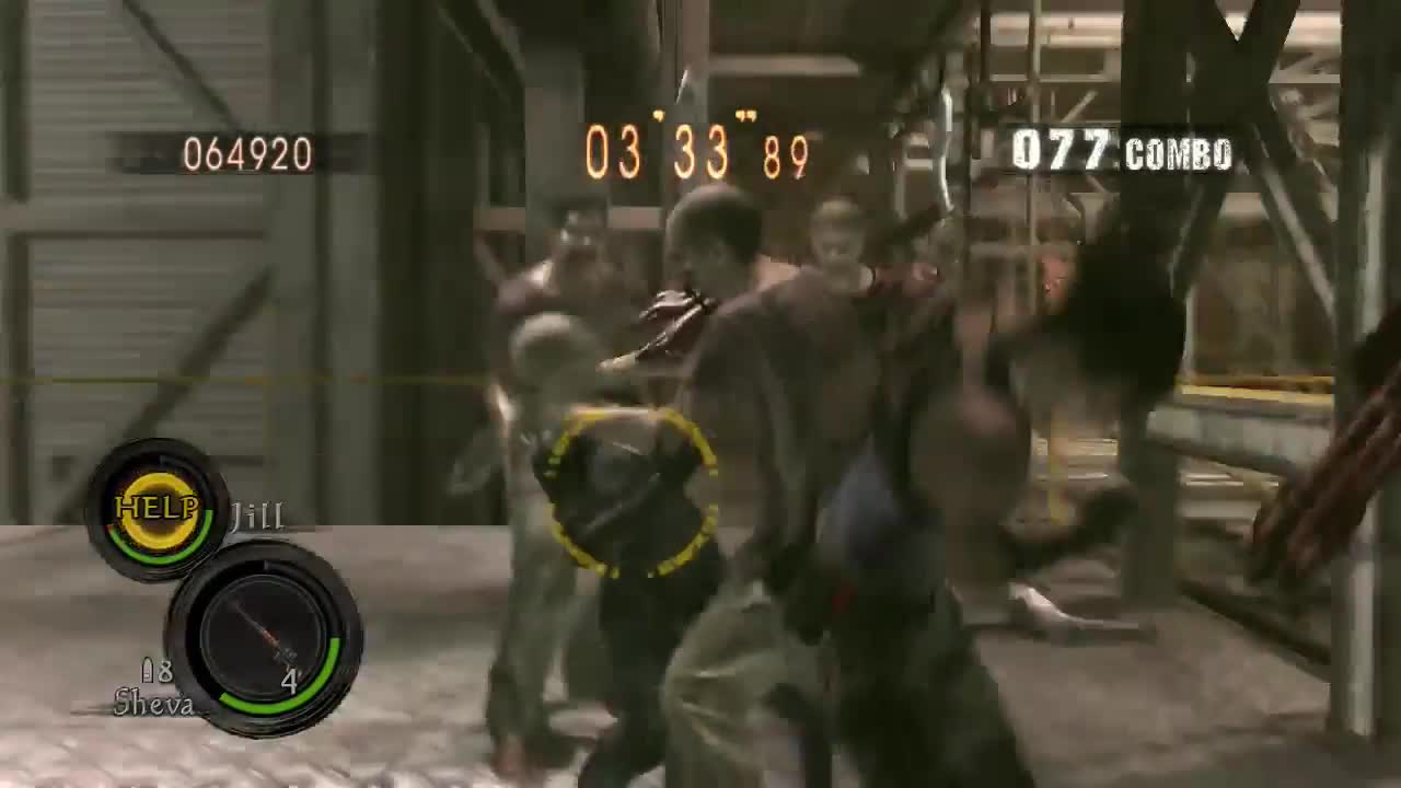 Resident Evil 5 PS3 Mercenaries Duo Rifle only Sheva BSAA Jill Battlesuit Missile Area 174850