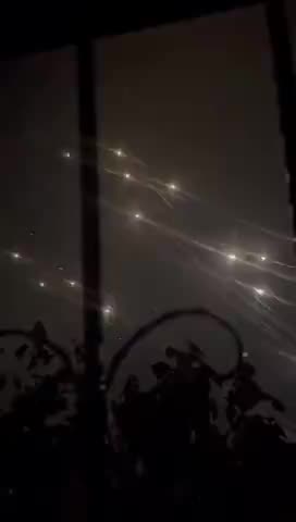 Hamas launches rockets towards Tel Aviv in Israel.