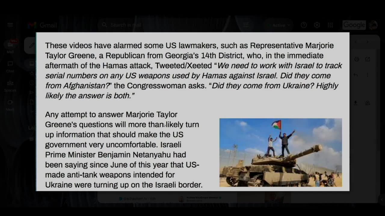 Did US weapons end up helping Hamas