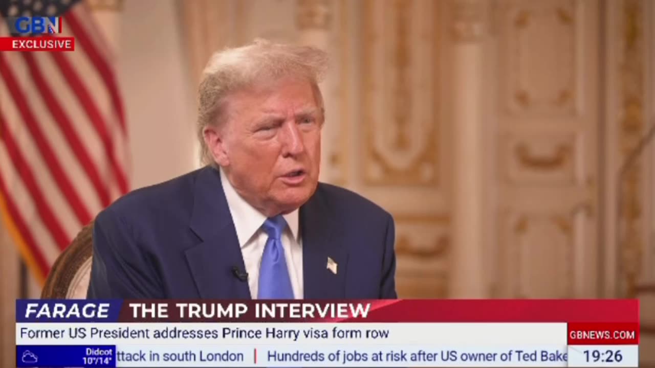 President Trump- what to do about Prince Harry and Trump’s respect for the Royal Family