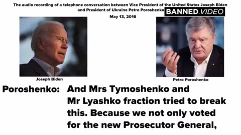 Ukrainian MEP Releases Further Biden Tapes