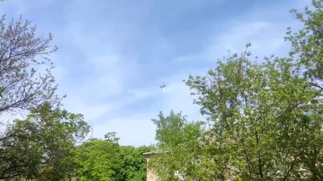 Ukraine War - Russian Su-25 in the Yasinovataya area