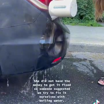 She did not have money to fix her car