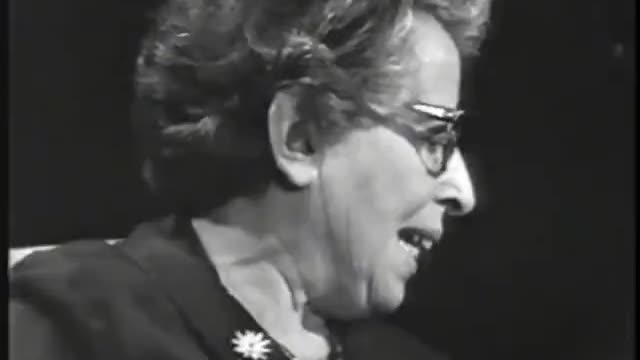 Hannah Arendt im Interview