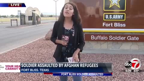 SOLDIER GANG RAPED BY 3 AFGHAN "REFUGEES" AT FORT BLISS