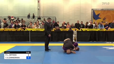 Patrick Ortman Vs Tyler Zimmerman - Camera #1 - IBJJF NoGi Worlds - Finals 12/8/23