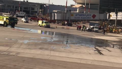 Ben Gurion Airport honors the final flight of an El Al Pilot