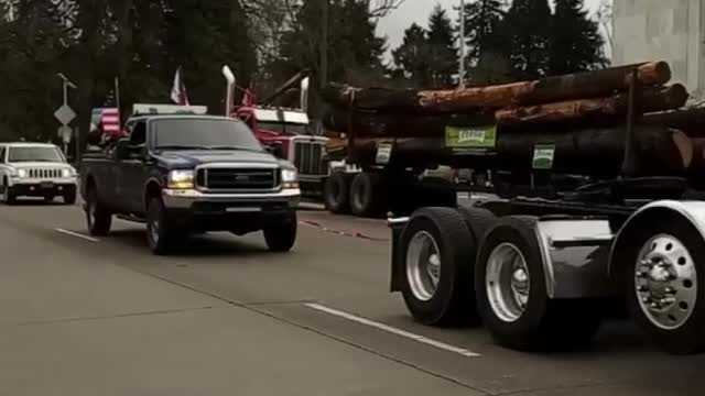 Another freedom convoy protest leaves from Oregon today bound for DC!