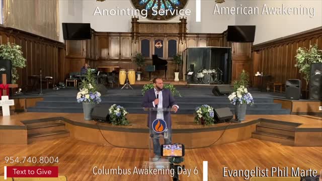 COLUMBUS AWAKENING ANOINTING SERVICE