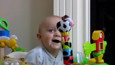 You Can't Stop Laughing After Watching Funny Babies Let's Go And See What Happen In This Video