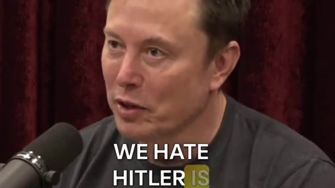 ELON MUSK ON SAYING TRUMP IS HITLER