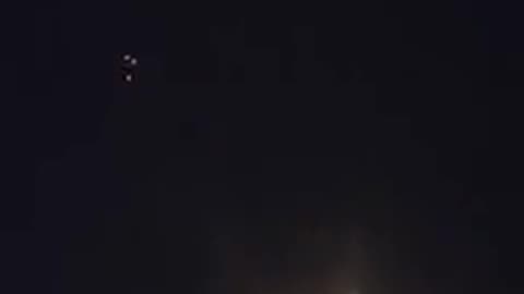 ufo being shot at over iran