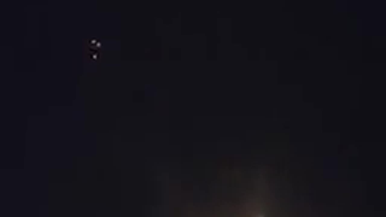 ufo being shot at over iran