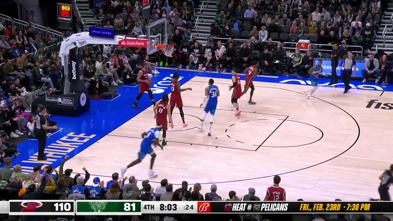 Milwaukee Bucks vs Miami Heat Full Game Highlights February 13, 2024