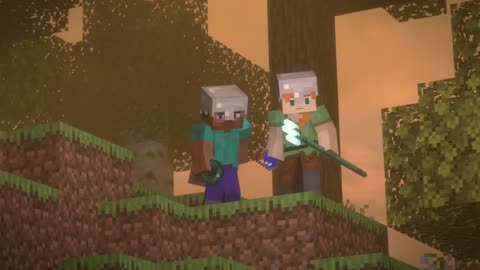 Enderman Attack- BLOOPERS - Alex and Steve Life (Minecraft Animation)