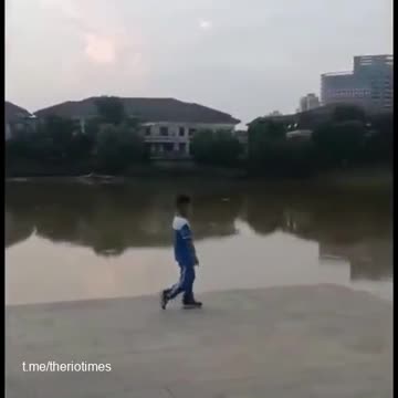 Chinese Skynet Warns this Child in real time