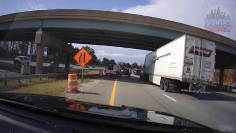 Crazy Ending to This Wild Stolen Work Truck Police Chase