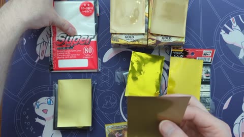 TCG gold card sleeves compared