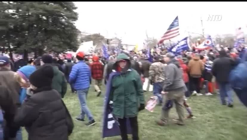 Antifa breaks into capitol building, falsely blamed on Trump