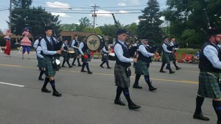 Dublin Ohio Fourth of July Parade Bag Pipes