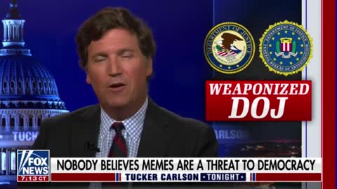 Tucker Carlson says that the raid on Mar-a-Lago was an attack on the rule of law!!