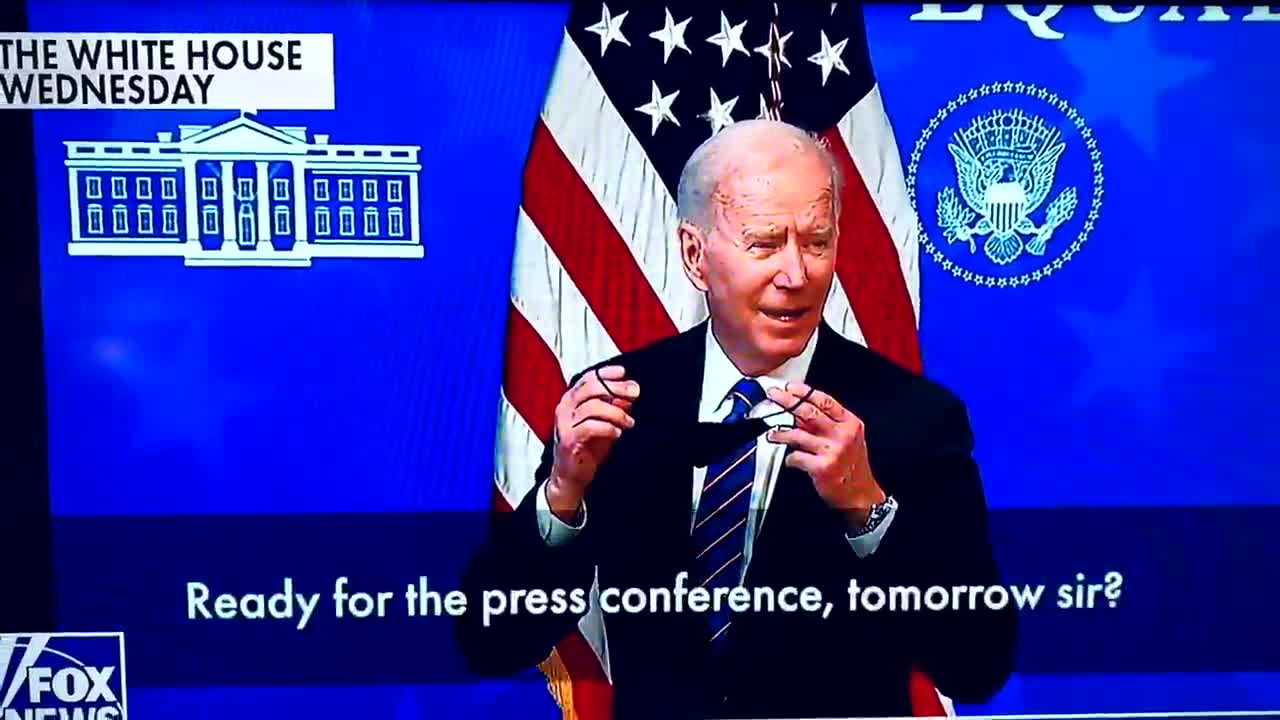 Biden Goes Blank When Asked If He's Ready for Press Conference