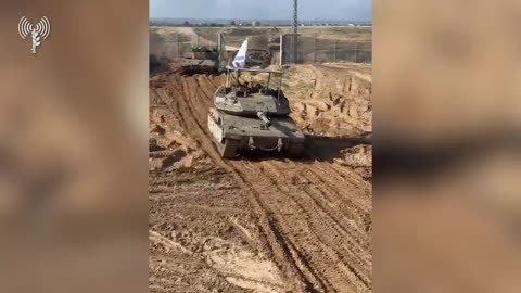 Incredible Footage from an IDF Tank Battle Group