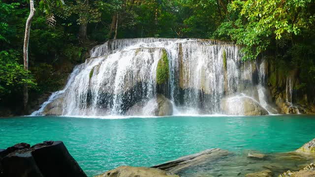 Water Fall-Beautiful nature-Sweet Momens-Sleeping Sound