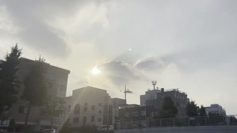 The sun on the way home.