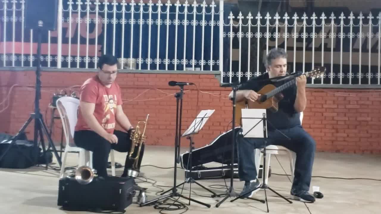 Trompete e violão