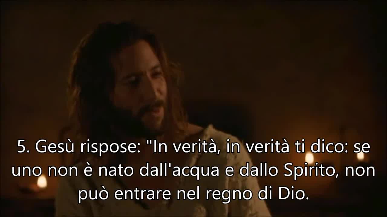 In Giovanni 3 Gesù disse:«In verità,in verità ti dico che SE UNO NON è NATO di nuovo DALL'ALTO NON PUò VEDERE IL REGNO DI DIO».«In verità, in verità ti dico che se uno non è nato d'acqua e di Spirito,NON PUò ENTRARE nel REGNO DI DIO