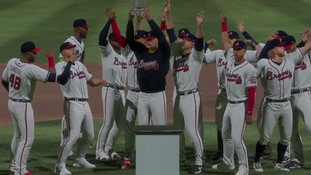 MLB the Show 21 Braves win World Series