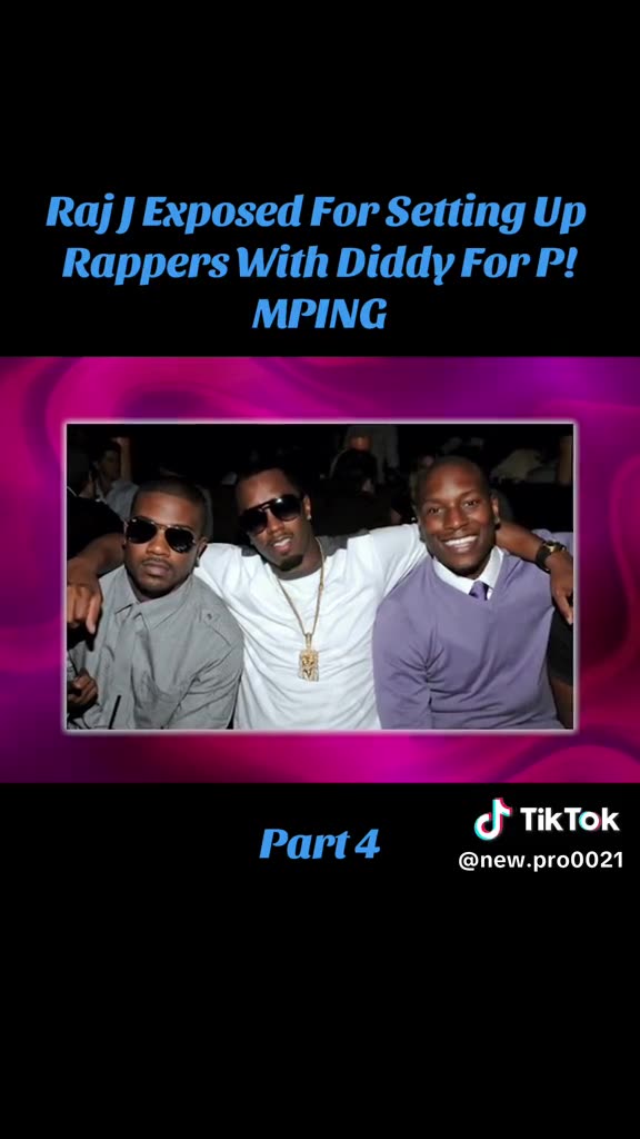 Rayy Pitt Rapper Ray J Exposed for setting up Rappers with Diddy for Pimping PT 4