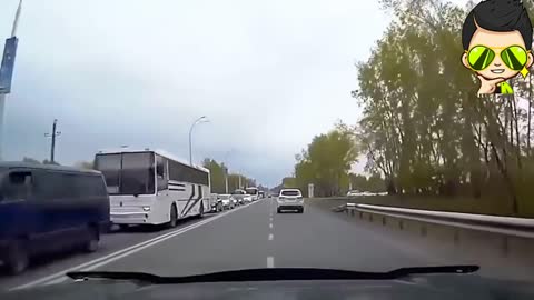 accident on the road 👀