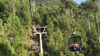 Chairlift in murree