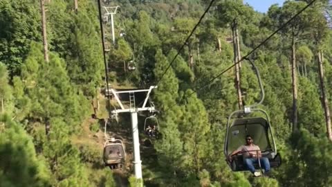 Chairlift in murree