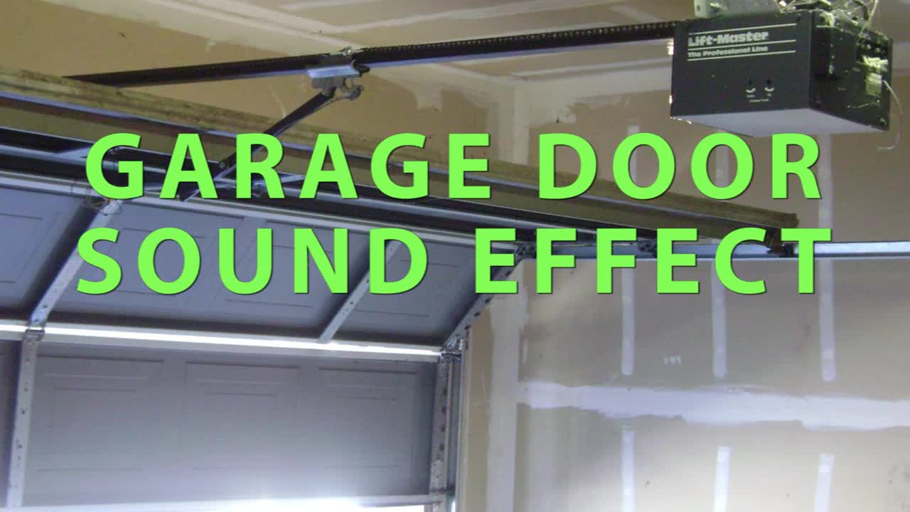 garage door sound effect copyright free