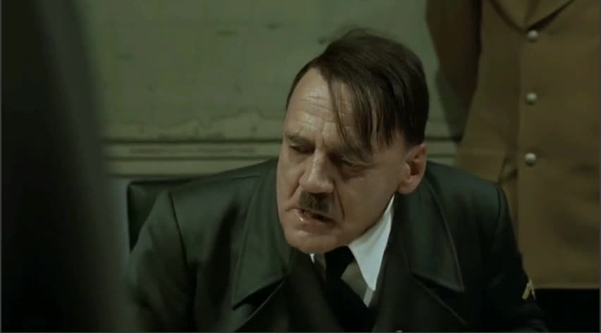HITLER CAN'T GET HIS MEAT AND TWO VEG