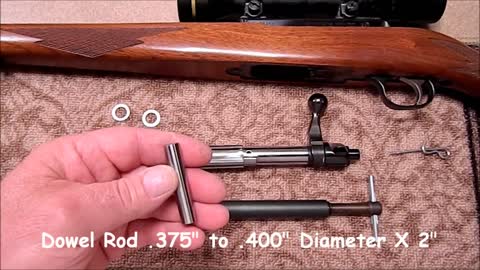 Ruger 77/22 and 77/17 Striker Spring Installation