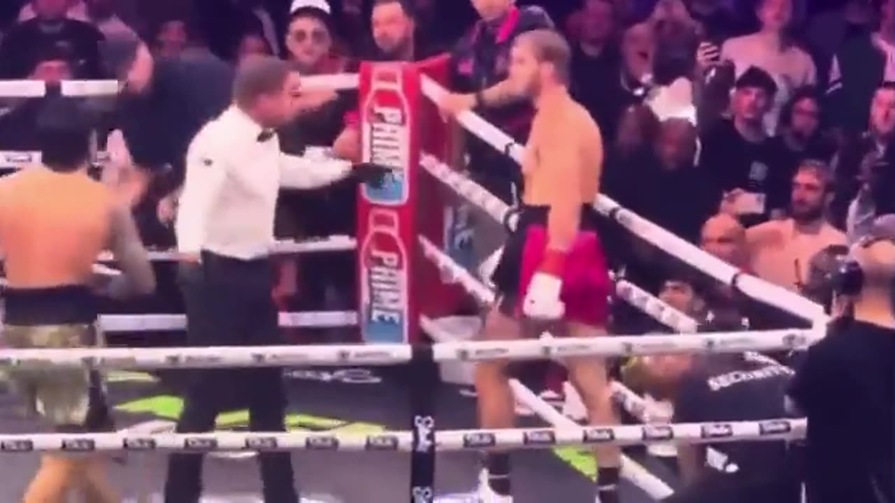 A member of Logan Paul's Security ENTERED the Ring EARLY Round 6