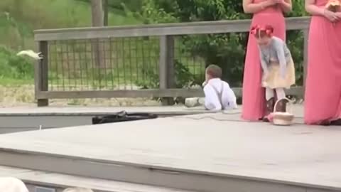 Kids add some Fun to a wedding!