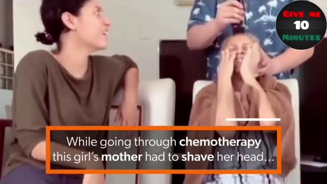 Try not to cry| Mother had to shave her head but.....